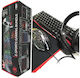 4-in-1 Bundle Οπτικό Σετ Gaming Πληκτρολόγιο με RGB φωτισμό & Ποντίκι (Αγγλικό US)
