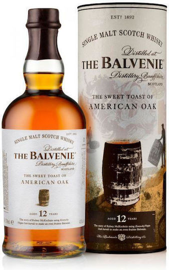The Sweet Toast of American Oak Single Malt Ουίσκι 12 Ετών Σκωτίας 43% 700ml