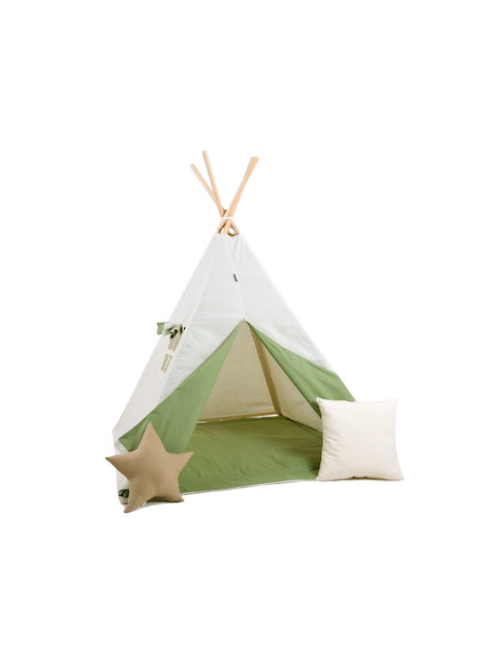 Kiddylab Kids Indian Teepee Play Tent Green