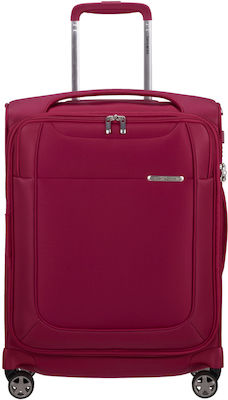 Samsonite D'Lite Spinner Cabin Travel Suitcase Fabric Fuchsia with 4 Wheels