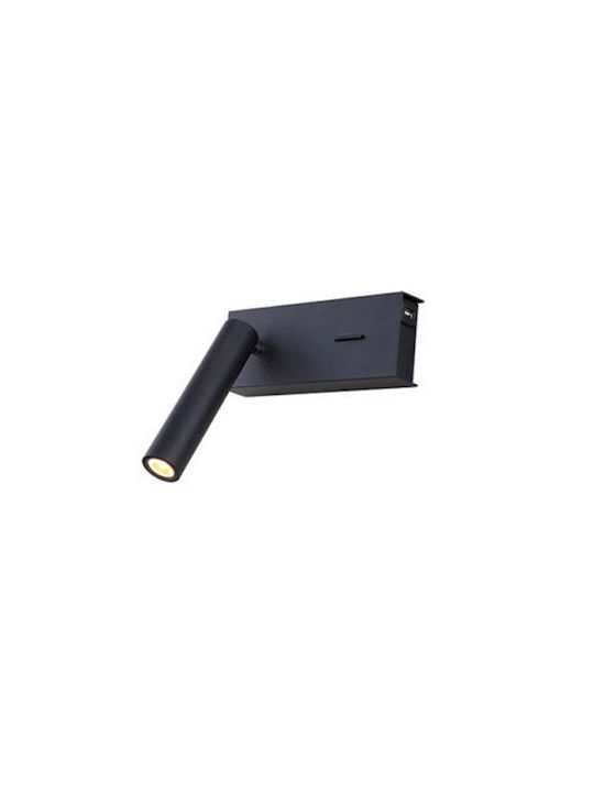 Zambelis Lights Einzel LED Warmes Weiß Spot in Schwarz Farbe