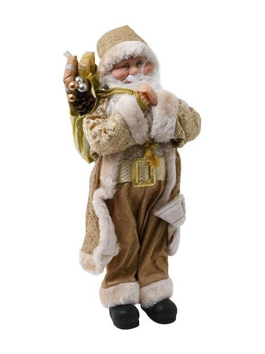Dekorativer Weihnachtsmann Beige
