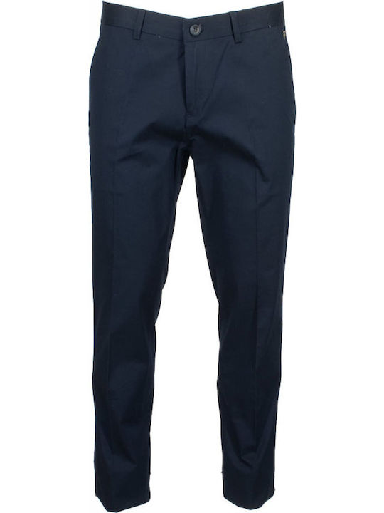 19V69 Trousers Chino in Slim Fit Navy Blue
