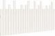 vidaXL Wooden Bed Headboard White 159.5x80cm