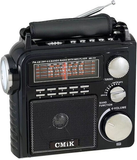 Cmik MK-1066 Tragbares Radio mit USB Schwarz