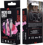 Maxlife MXU-04P Geflochten USB 2.0 auf Micro-USB-Kabel Rosa 1m 1Stück