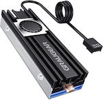 Graugear G-M2HS08-F Răcire M.2 SSD Negru