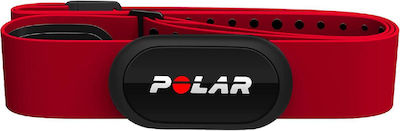 Polar H10 Waterproof Сърдечен пулс колан За гърди 93см в Червен цвят