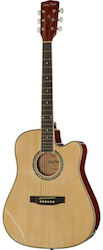 Harley Benton D-120CE Chitară Semi-Acustică Cu Decupaj