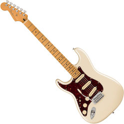 Fender Player Plus MN Ηλεκτρική Κιθάρα για Αριστερόχειρες ST Style με Θήκη Olympic Pearl Fender Player Plus MN Ηλεκτρική Κιθάρα για Αριστερόχειρες ST Style με Θήκη Olympic Pearl