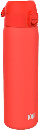 Ion8 Double Wall Recyclable Bottle Thermos Stainless Steel BPA Free 500ml Red with Mouthpiece
