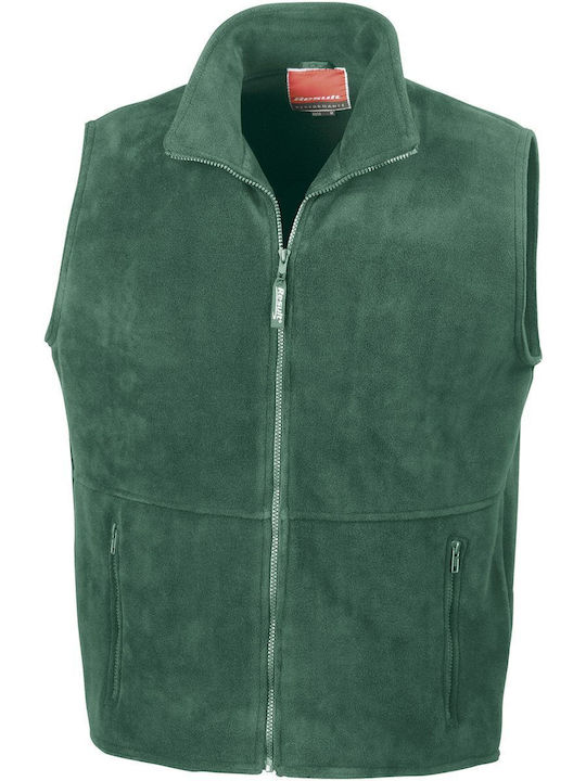 Result Bodywarmer Ανδρική Διαφημιστική Ζακέτα Αμάνικη Forest Green
