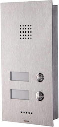 Wantec intercom Monolith C a/b 2T Μπουτονιέρα για Θυροτηλέφωνο