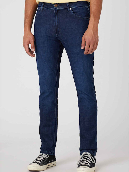 Wrangler Larston Soft Rock Men's Jeans Pants Navy Blue