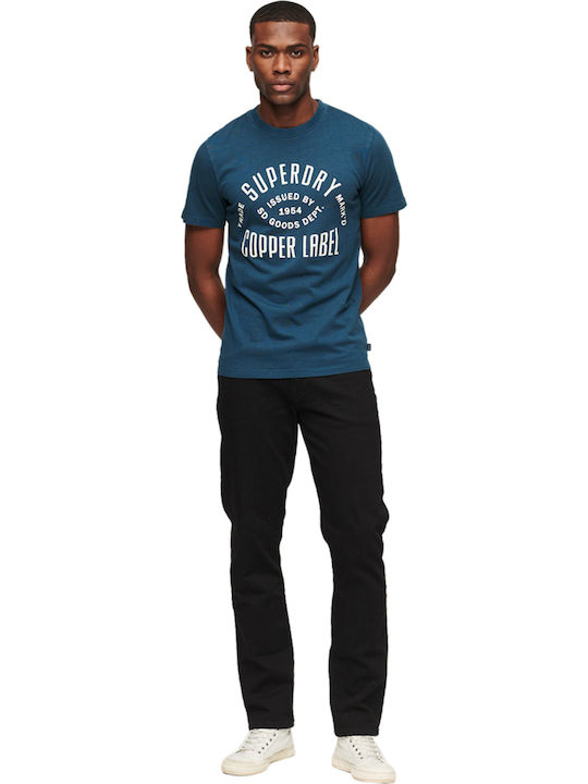 Superdry Vintage Copper Label Тениска Blue Bottle