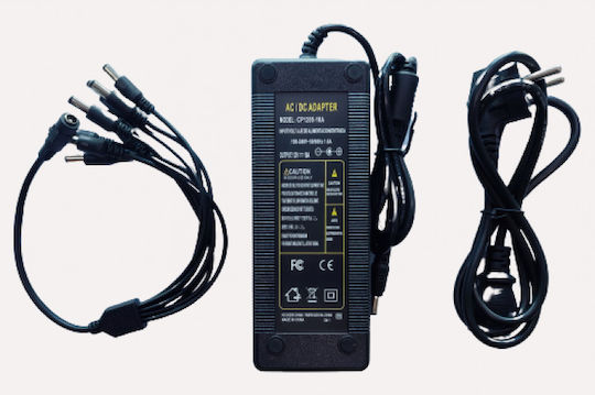 Jager Alimentarea cu energie electrică pentru sisteme CCTV 12V/10A + DCM8 TPO-10A-DCM8
