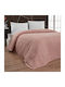 Beauty Home Κουβέρτα Πικέ Υπέρδιπλη 230x240εκ. Peach