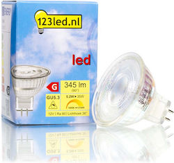 123led LED Dimmable 5.2W GU5.3 Θερμό Λευκό 123led LED Dimmable 5.2W GU5.3 Θερμό Λευκό