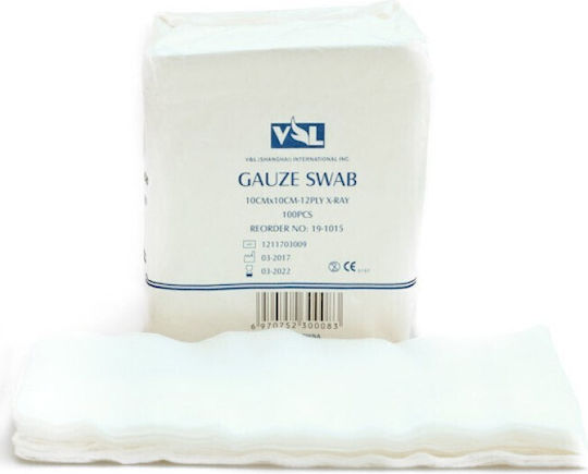 Violak Нестерилни Медицинска газа 12ply 7.5x7.5см 100pcs