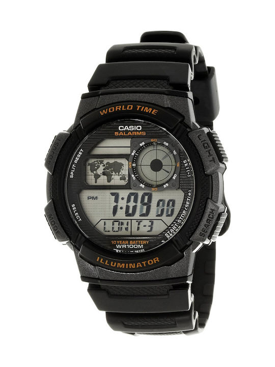 Casio World Time Illuminator Ceas Digital de Bă...