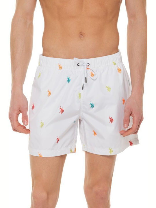 U.S. Polo Assn. Coty Men's Swimwear Shorts Whit...