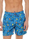 U.S. Polo Assn. Akam Men's Swimwear Shorts Blue with Patterns