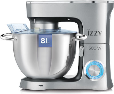 Izzy Stand Mixer 1500W with Stainless Mixing Bowl 8lt