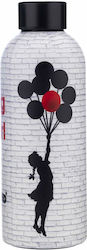 Graffiti Banksy's Bottle Thermos Stainless Stee...