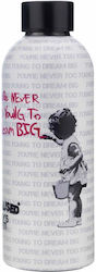 Graffiti Banksy's Bottle Thermos Stainless Stee...