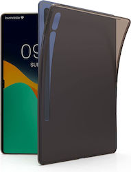 KWmobile Umschlag Rückseite Silikon Black / Transparent (Galaxy Tab S8 Ultra) 57137.01