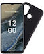Volte-Tel Back Cover Σιλικόνης με Λουράκι Μαύρο (Nokia G20)