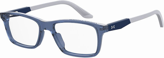 Under Armour Kinder Acetat Brillengestell Blau UA 9003 XW0