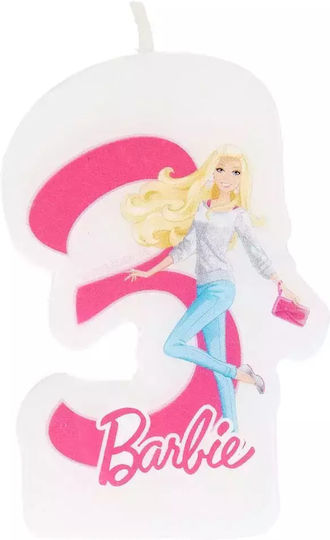 Procos Lumânare de aniversare Disney Princess Lumânare de Zi de Naștere Număr "3" în Culoare Roz 84202