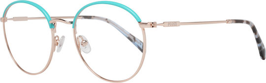Emilio Pucci Weiblich Metallisch Brillenrahmen EP5153 028