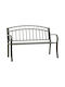 Bench Outdoor Metal Gray 120x51x60cm