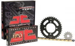 Set de JT - Yamaha Crypton 115 S | Golden Chain 428 (HPOGB)