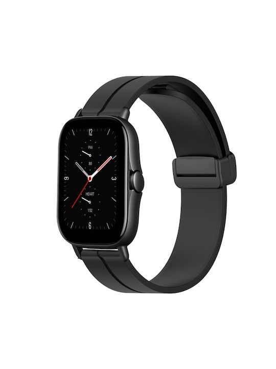 D-Buckle Λουράκι Σιλικόνης Μαύρο (Amazfit GTR 42mm)