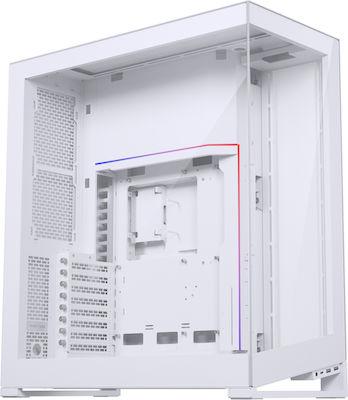 Phanteks NV7 Gaming Full Tower Computer Case with Window Panel and RGB Lighting White