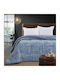 Beauty Home Комбинирано Одеяло Престилно 220x240см Светлосин 11525ПМУД