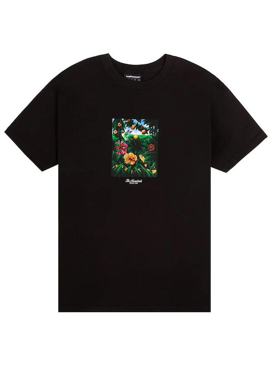 The Hundreds HUN Ανδρικό T-shirt Μαύρο με Στάμπα