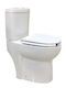 Karag Plastic Toilet Seat White