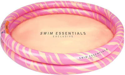 Swim Essentials Zebra Παιδική Πισίνα PVC Φουσκωτή 100x100εκ.