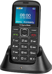 Kruger & Matz Simple 922 Dual SIM Mobil cu Butone Mari (Engleză) Negru