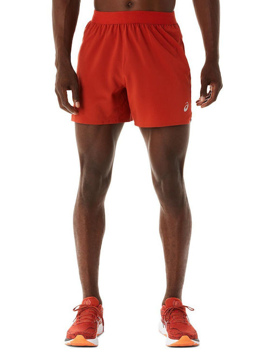 ASICS Road 5in Sportliche Herrenshorts Spice Latte