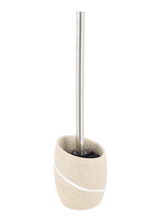 Eurocasa Ceramic Toilet Brush Beige