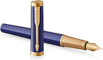 Parker Ingenuity Core Writing Pen Fine Blue with Blue Ink Dark Blue