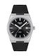 Tissot Мъжки Часовник 40мм На Батерия С Черна Кожена Каишка