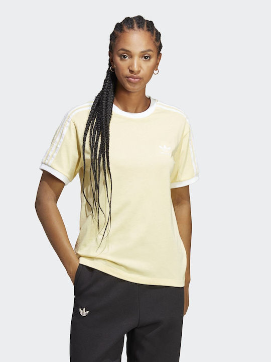 adidas 3-Stripes T-Shirt Gelb adidas 3-Stripes T-Shirt Gelb
