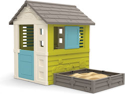 Smoby Plastic Kids Playhouse Gray 127x110x174cm