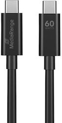 MediaRange USB 3.0 USB-C male - USB-C 60W 1.2m (MRCS213) MediaRange USB 3.0 USB-C male - USB-C 60W 1.2m (MRCS213)